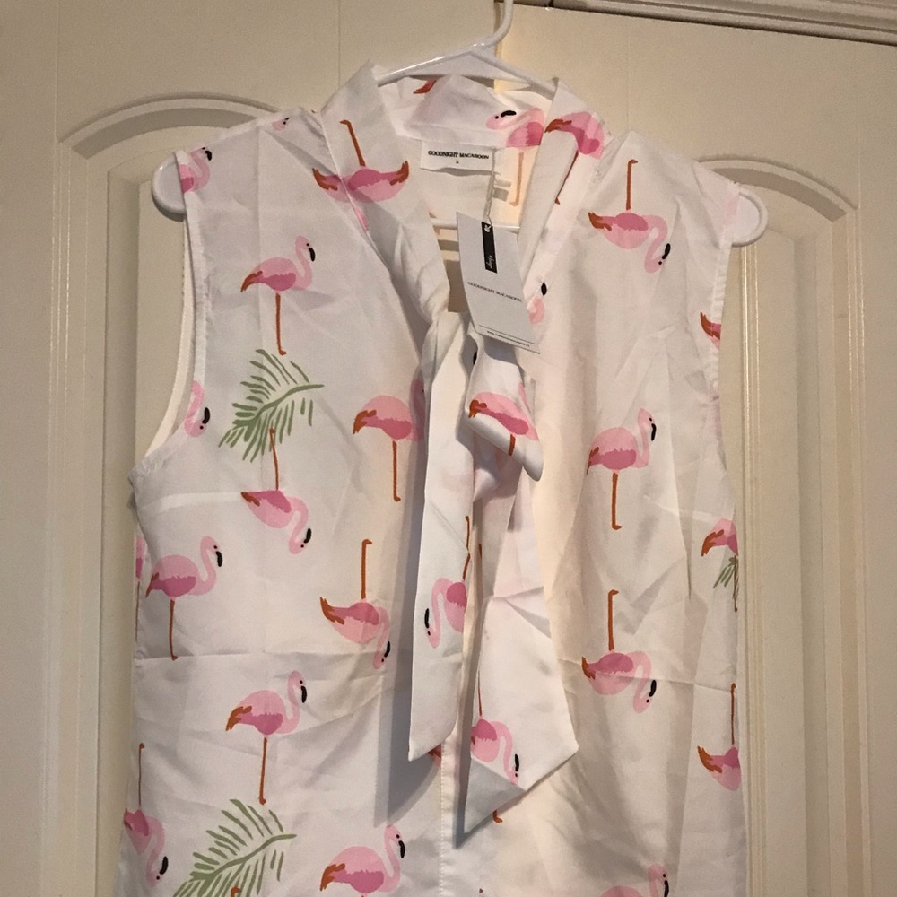 Flamingo Sleeveless blouse